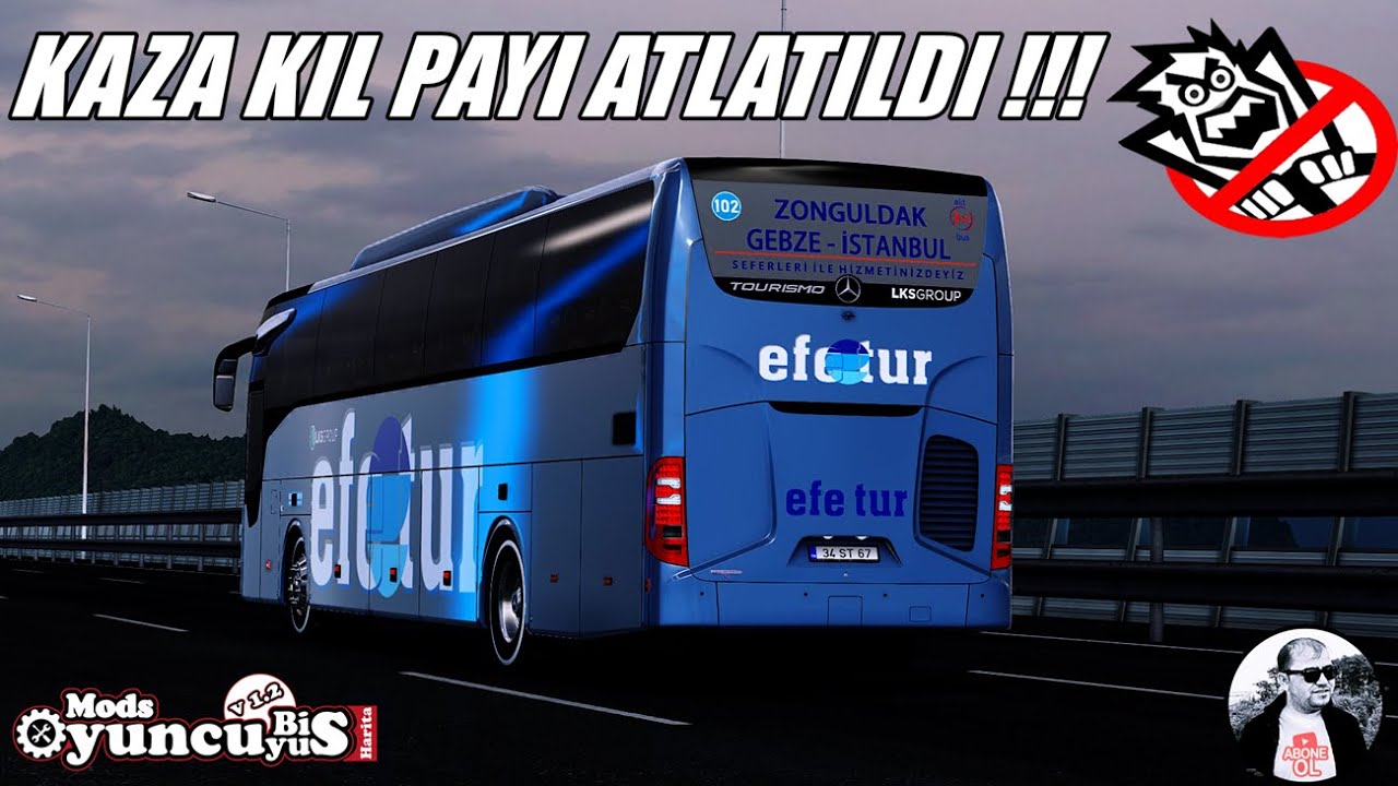KILPAYI ATLATILAN KAZA !!!  TOURISMO 16 RHD 2020 // ZONGULDAK-İSTANBUL SEFERİ #g29 #ets2