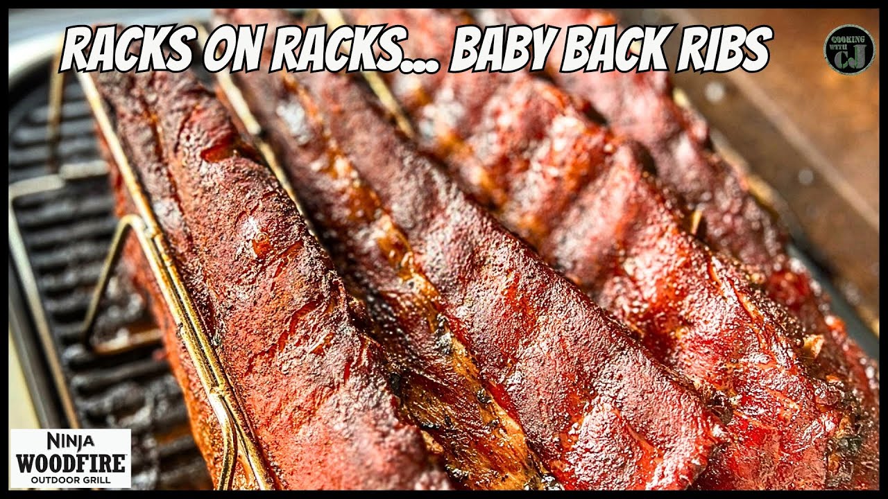 Ninja Woodfire Grill Smoked Baby Back Ribs!