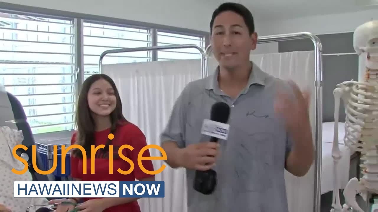 Sunrise 'On the Road' Merrie Monarch: Waiakea High School health academy