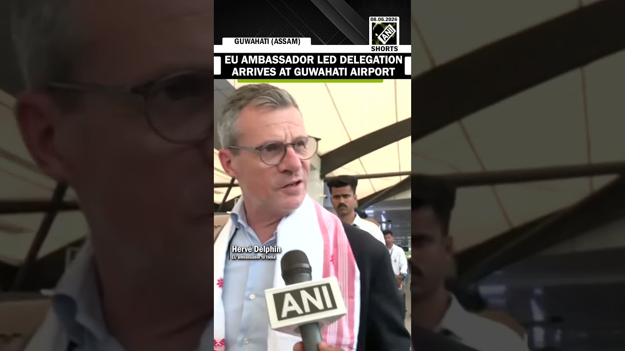 EU ambassador Herv&eacute; Delphin arrives at Guwahati airport, calls it &ldquo;gateway to goodness&rdquo;