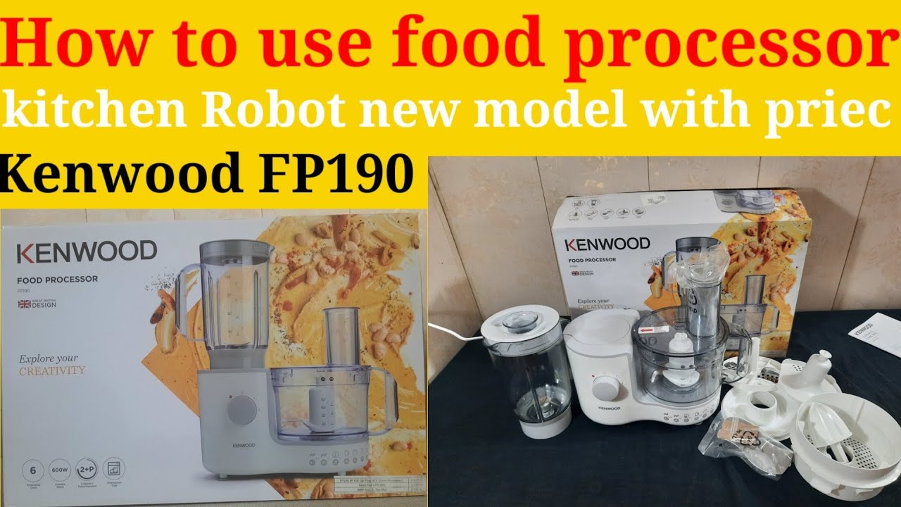 Kenwood food processor||FP190||kitchen Robot||How to use food processor 2021