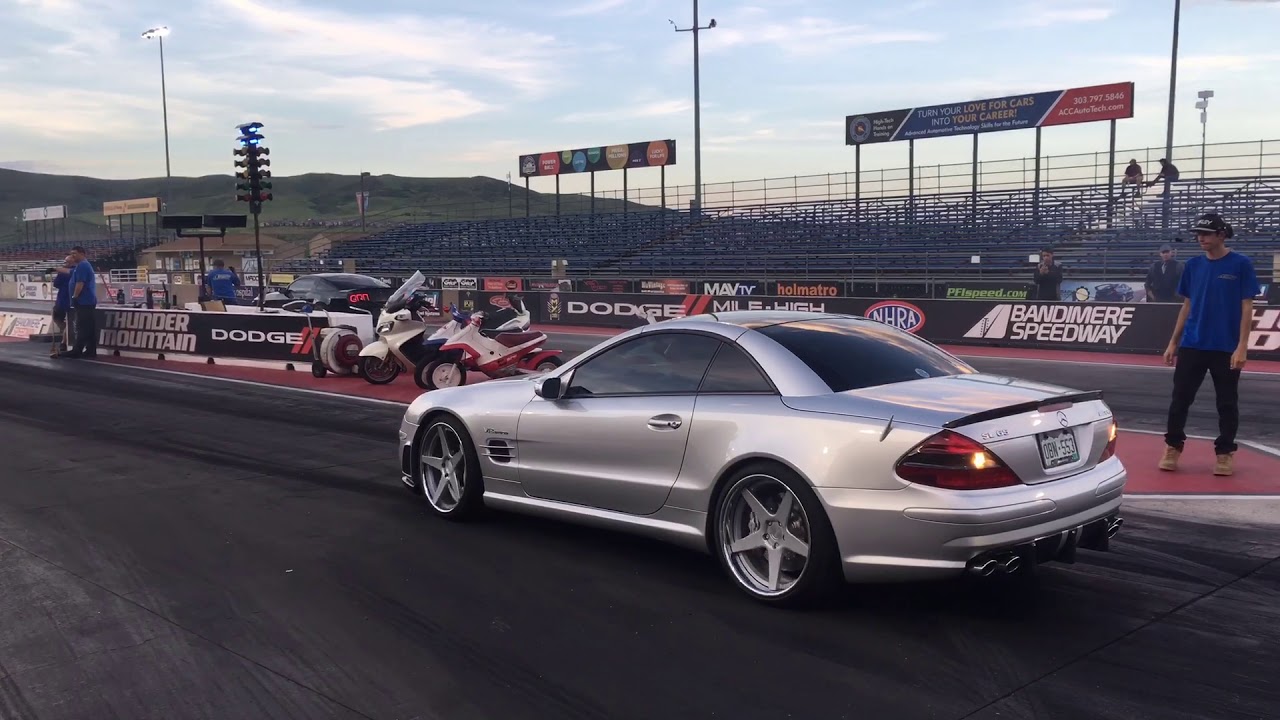 Mercedes Sl 65amg kleeman tune 1/4mile