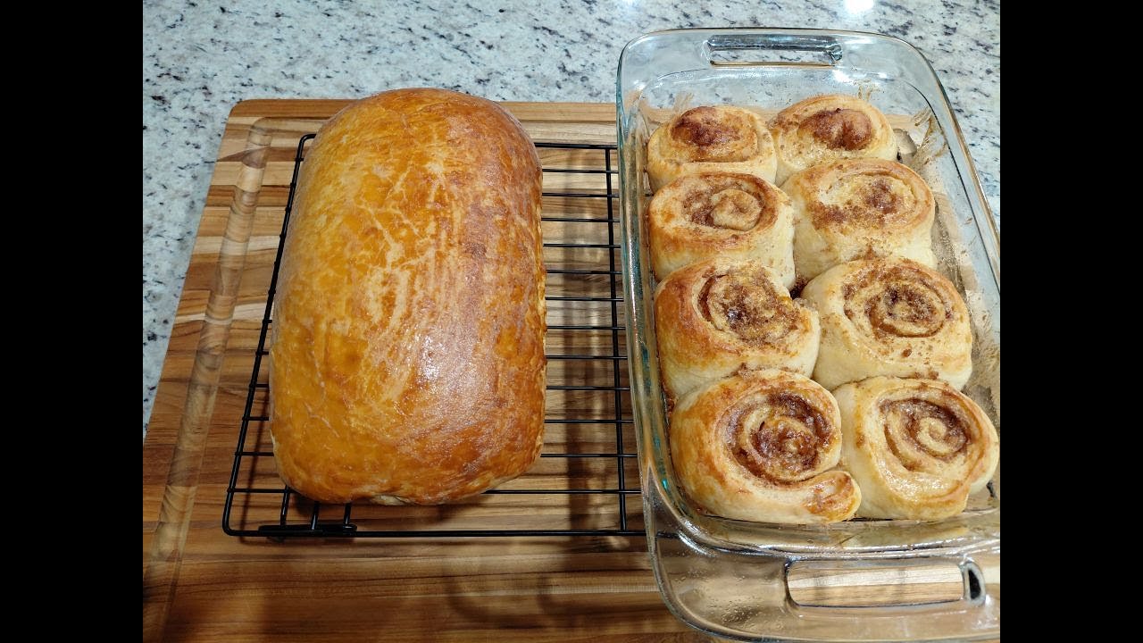 Fresh Cinnamon Rolls & Homemade Bread | Dusted Off the Bread Machine