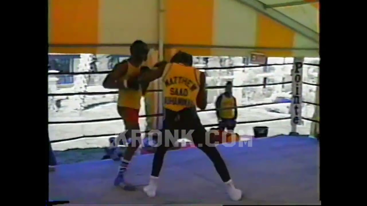 UNSEEN FOOTAGE 🎥 👀 🔥 Michael Moorer VS Matthew Saad Muhammad ⚡🥊💥 | KRONK Boxing Gym Showdown”