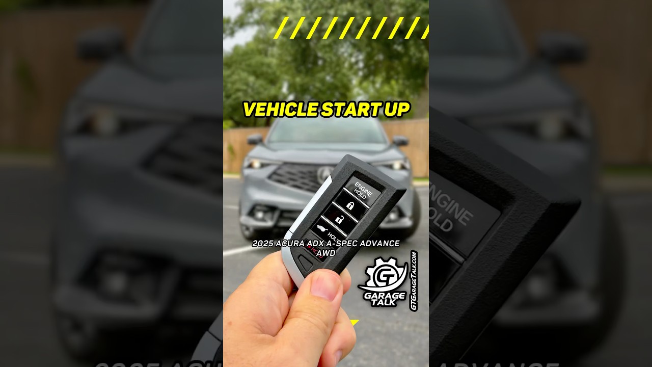 Vehicle Start Up // 2025 Acura ADX A-Spec Advance AWD