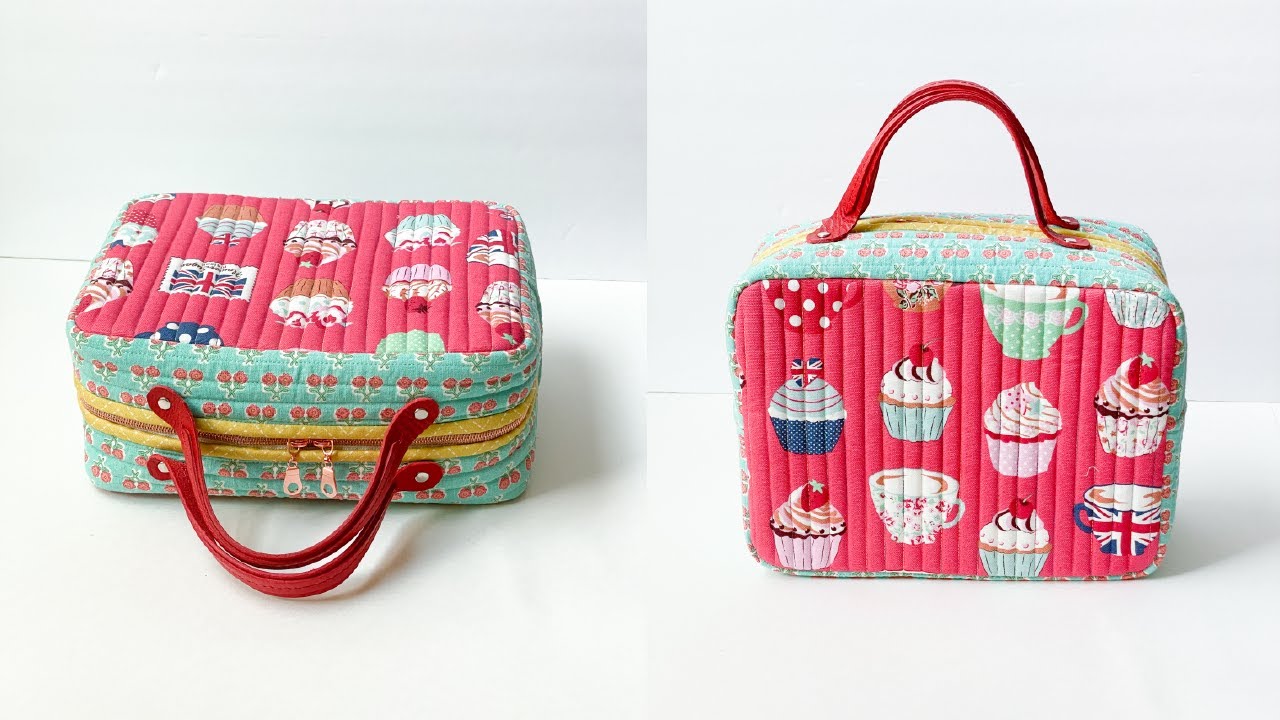 Quilted Weekend Bag | Travel Organizer Bag | Bag DIY