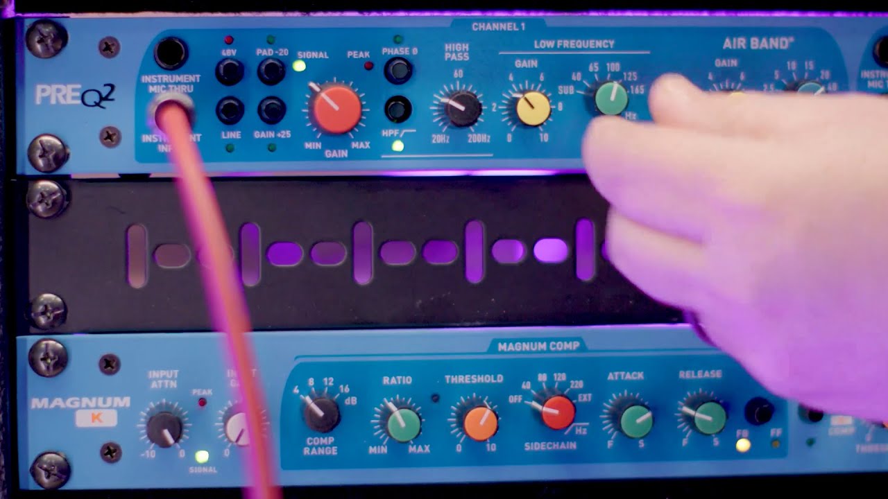 EQ SECTION: M&auml;ag Audio PREQ2 Dual Mic Preamp with EQ