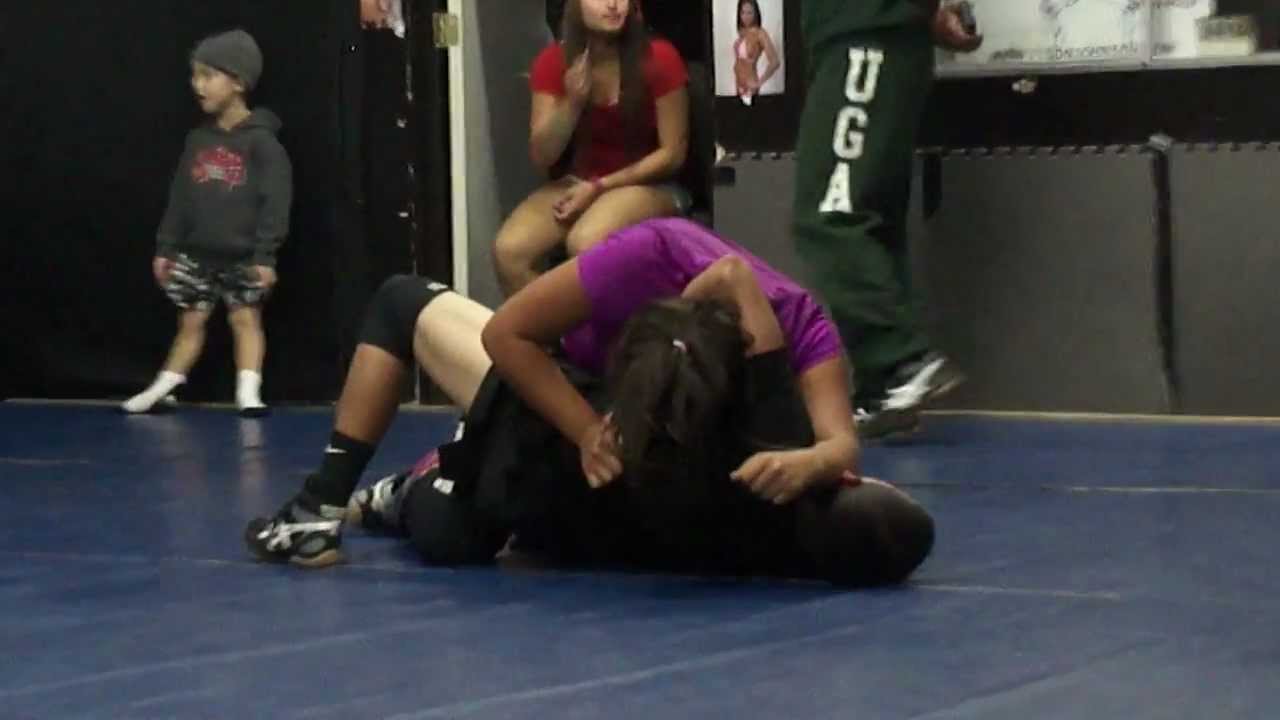 UGA KIDS GRAPPLING JESSE VS. AMY 11/20/12