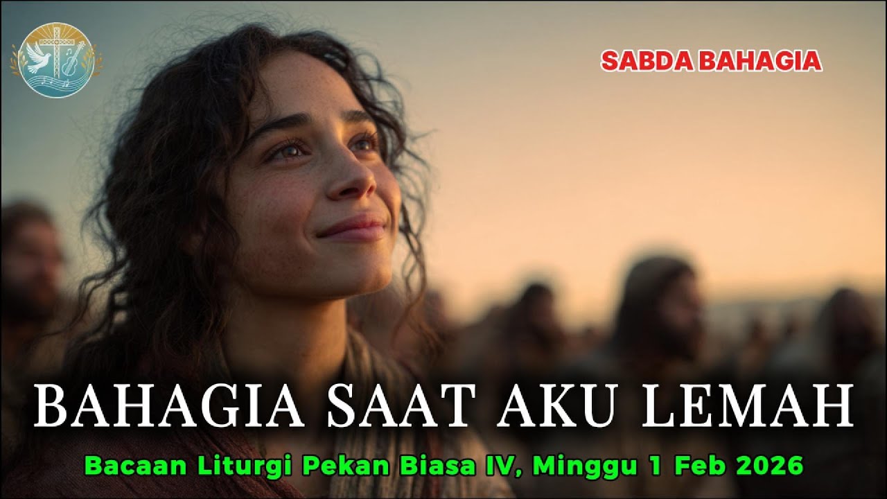 Bahagia Saat Aku Lemah – Lagu Rohani Katolik | Mat. 5:1–12a | Bacaan Minggu Biasa IV, 1 Feb 2026