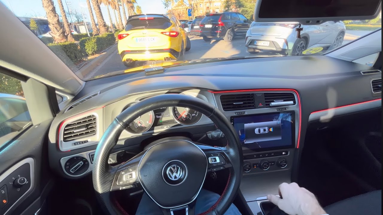 4k Pov Drive | Driving 2014 Golf 7 1.6TDI from supermarket | Relaxed city/town driving