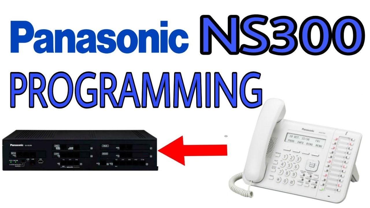 PANASONIC NS 300 | Programing from key phone 543| NS Series