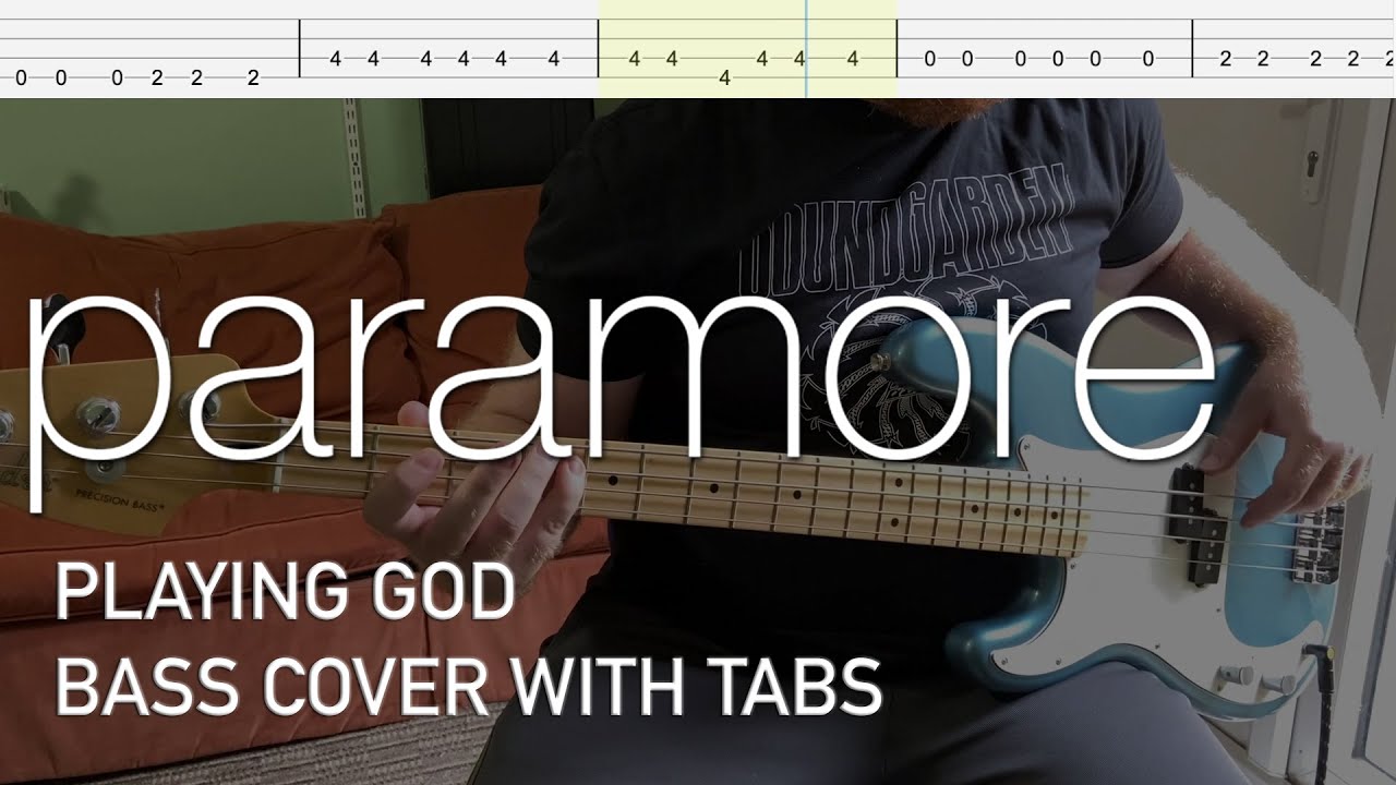 Paramore - Playing God (Bass Cover with Tabs)