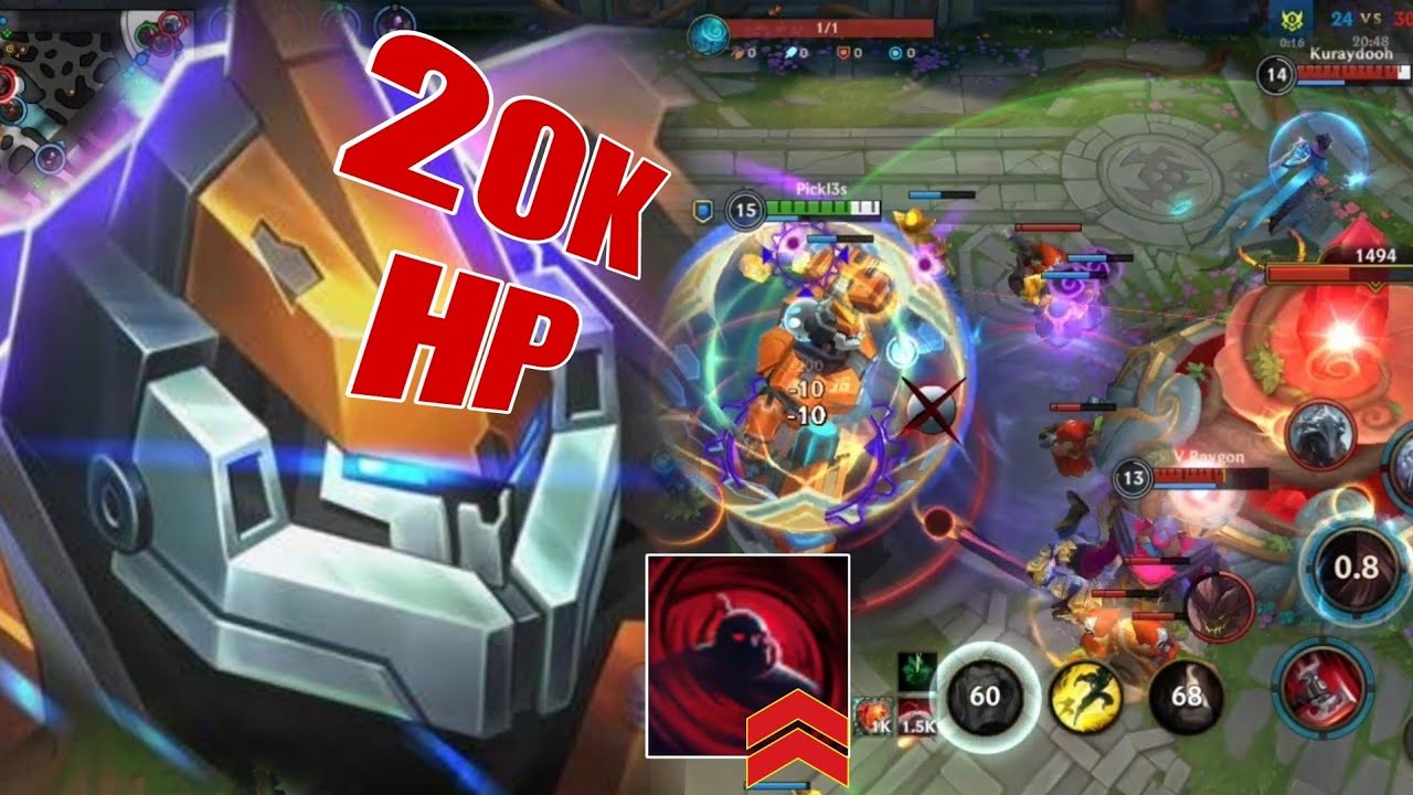 WILD RIFT: UNSTOPPABLE TANK! FULL TANK SION BREAKS WILD RIFT! ( MUST WATCH )
