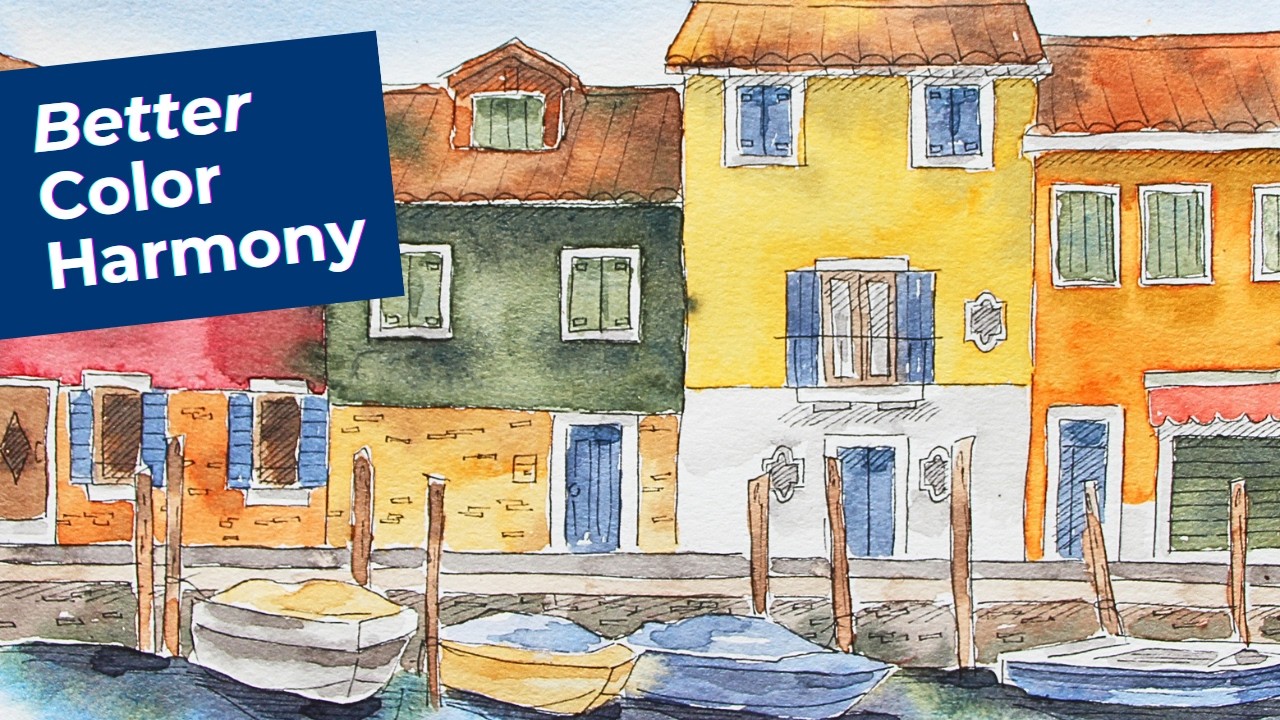 How to Achieve COLOR HARMONY Painting Tips🎨