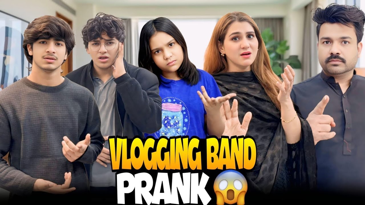 HEAVY PRANK ABUBAKAR & SADAF // AJ SE VLOGGING BAND // CHANNEL DELETE KR DU GA