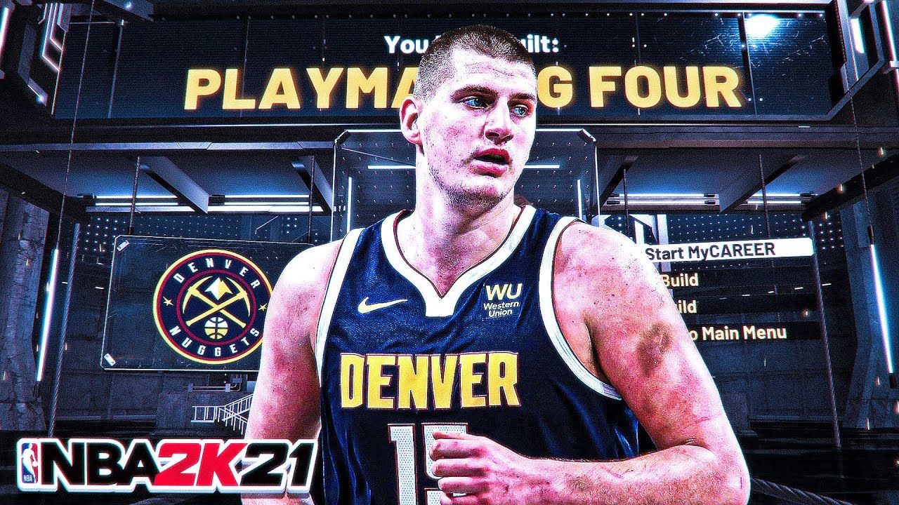 MVP NIKOLA JOKIC BUILD IS GAME BREAKING IN NBA 2K21! BEST POST PLAYMAKER BUILD IN NBA 2K21!