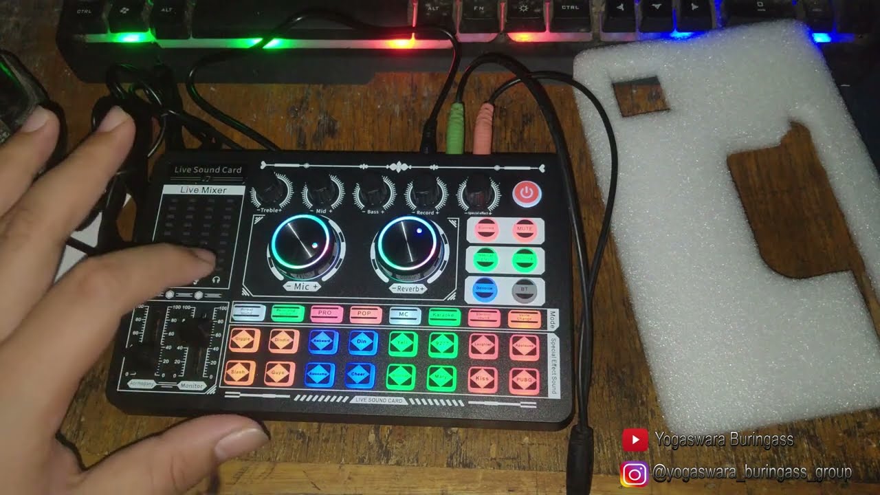 Part 1 - Review + Cara Penggunaan lengkap Soundcard F999 untuk Live Streaming/Recording