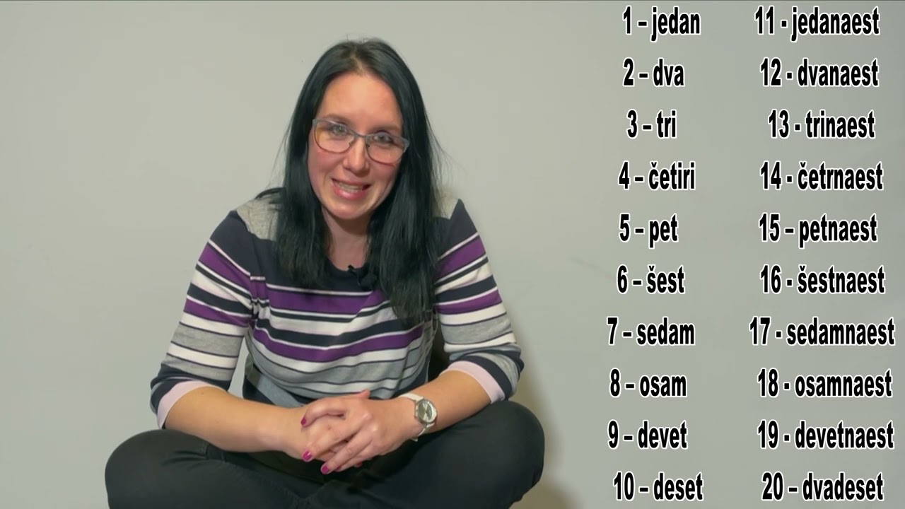 Tanulj velünk szerbül! (1. óra)