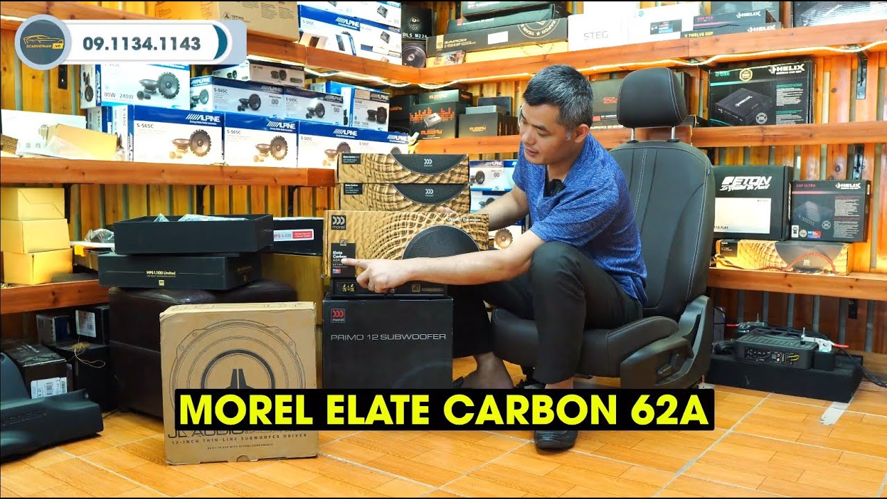 Review Loa Ô Tô Cao Cấp Morel Elate Carbon 62A 63A - Âm Ly Đẩy MPS 4.400 MPS 1.1100