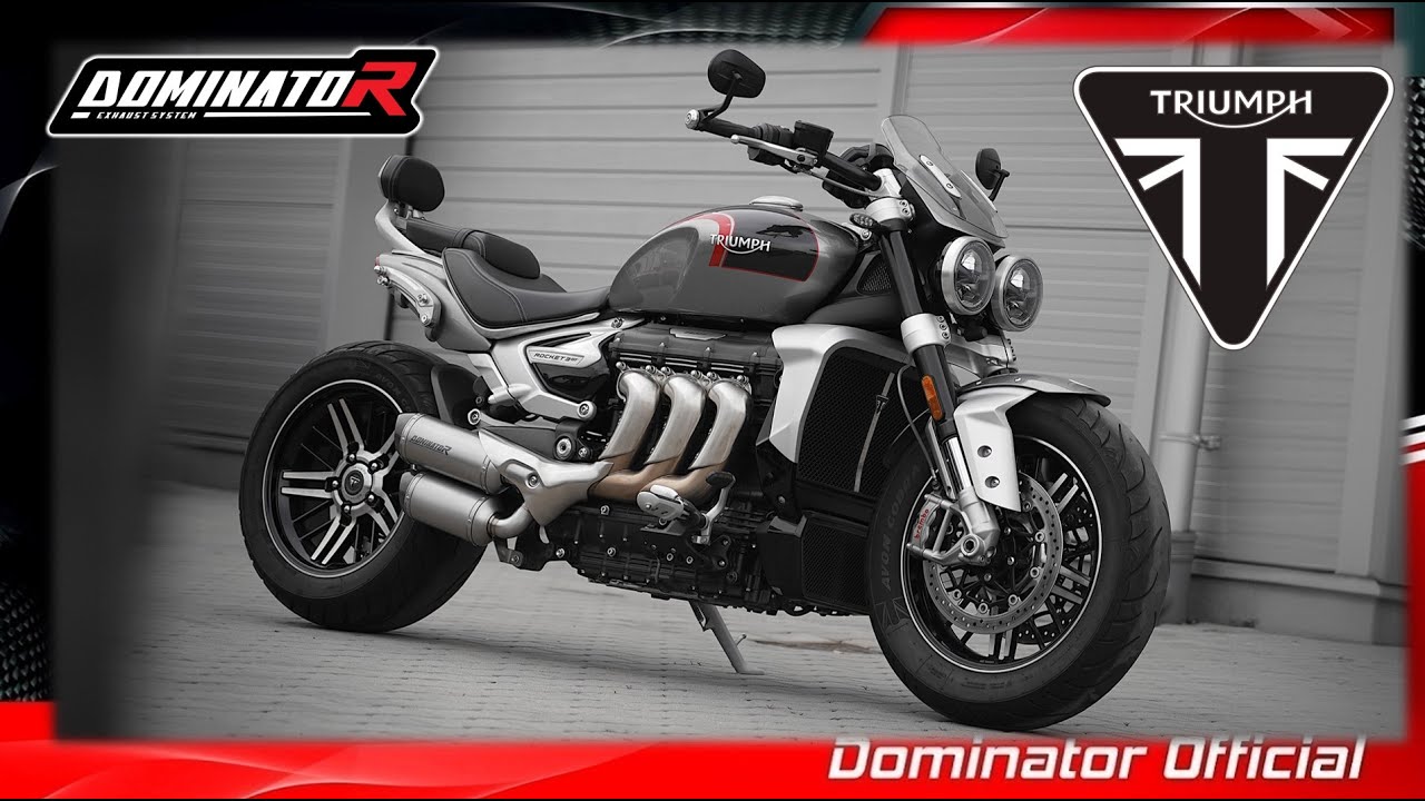 Triumph Rocket 3 GT | Dominator Exhaust Sound
