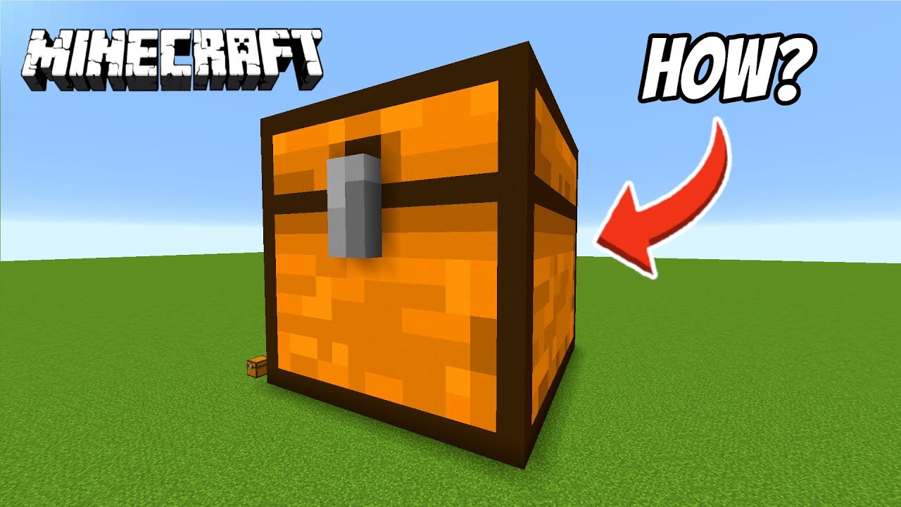 Giant Minecraft Chest 🎁 Tutorial