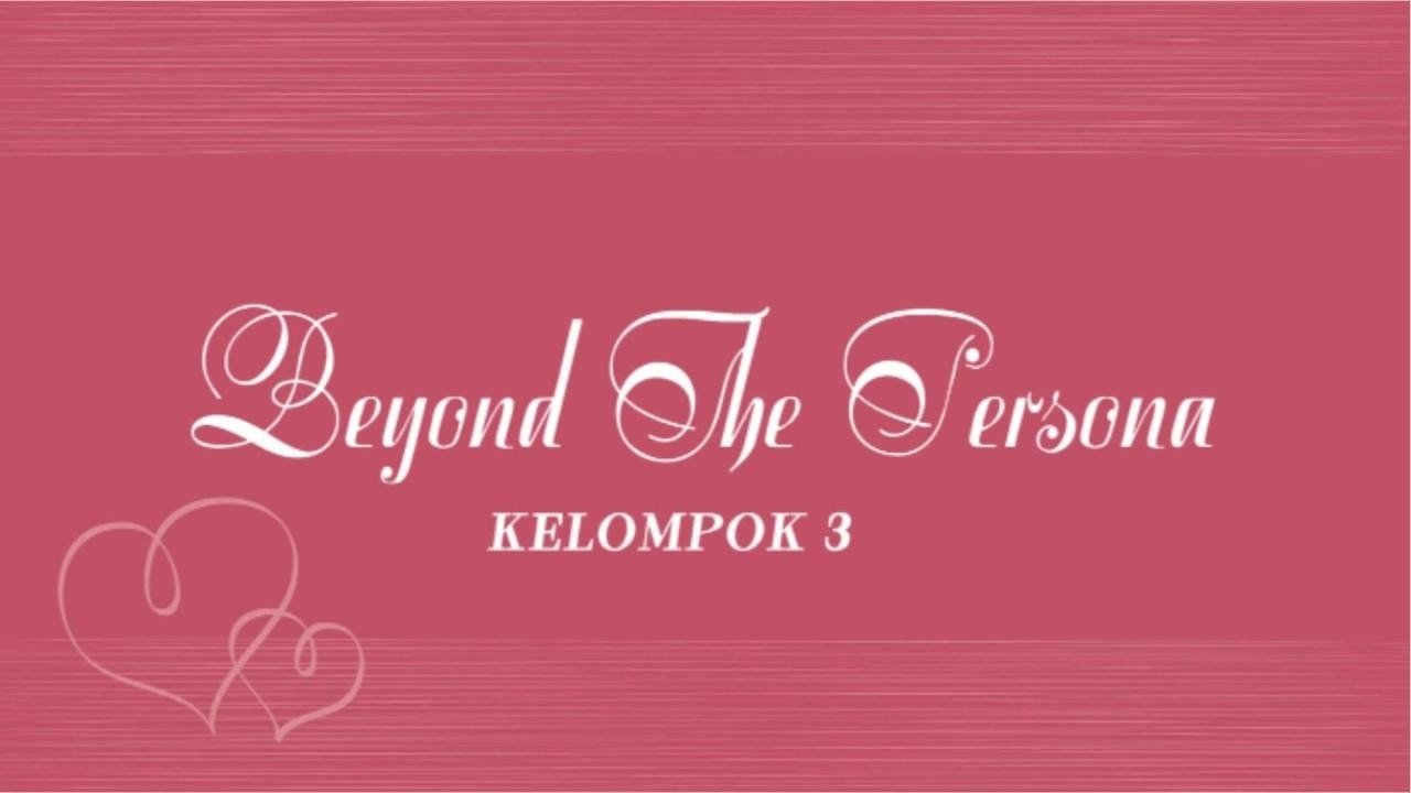 Beyond The Persona - Psikodrama Carl Gustav Jung