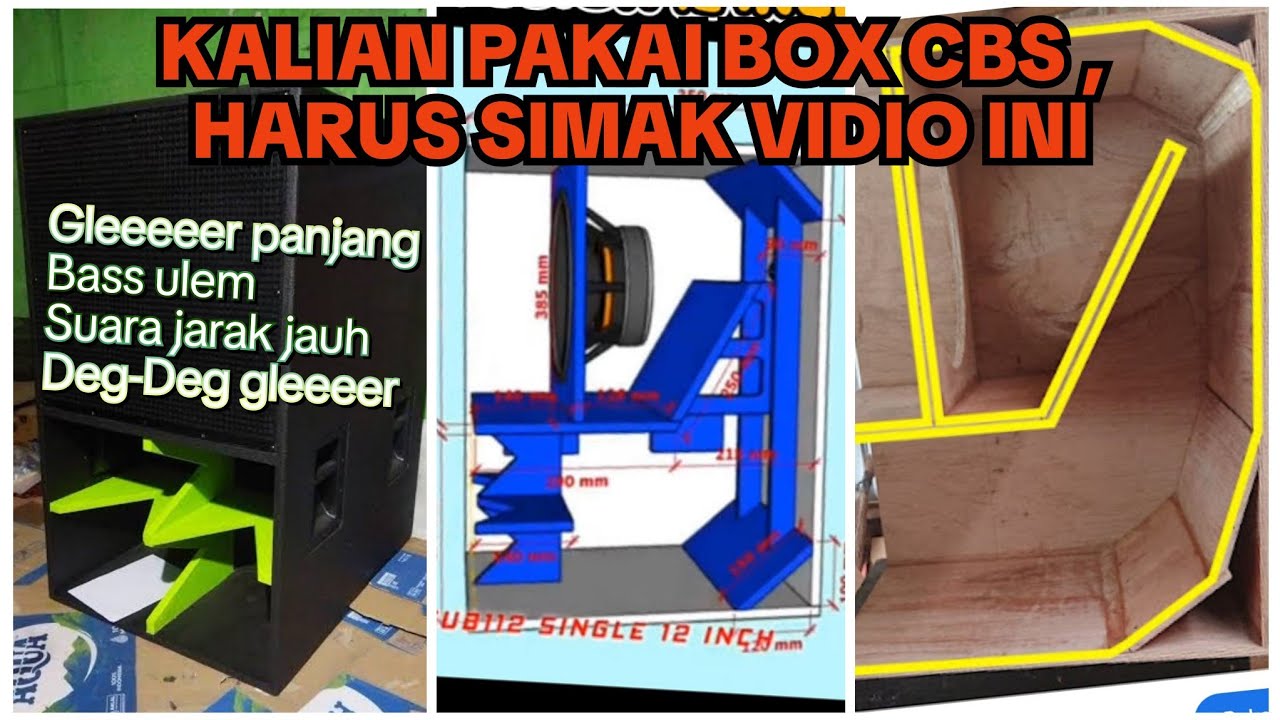 Karakter suara Box CBS soundsystem