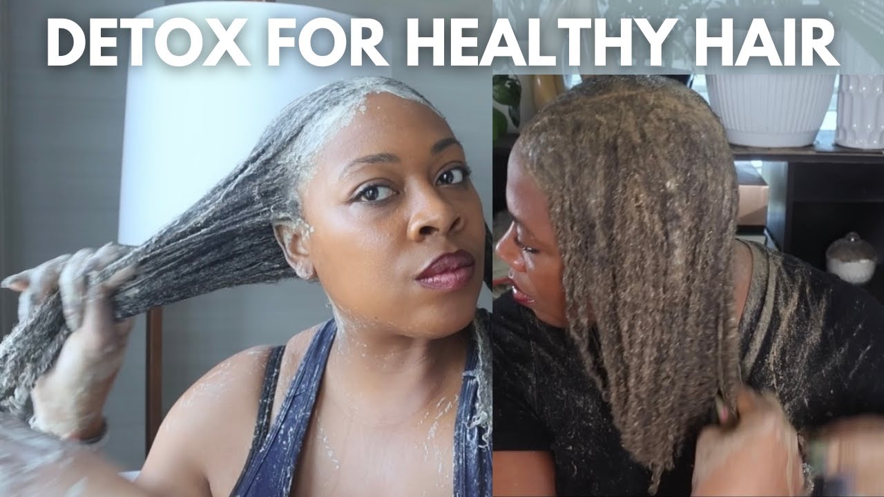 Detox for Healthy Hair With Rhassoul and Bentonite Clay| Herbal Hair Growth Challenge Week 12