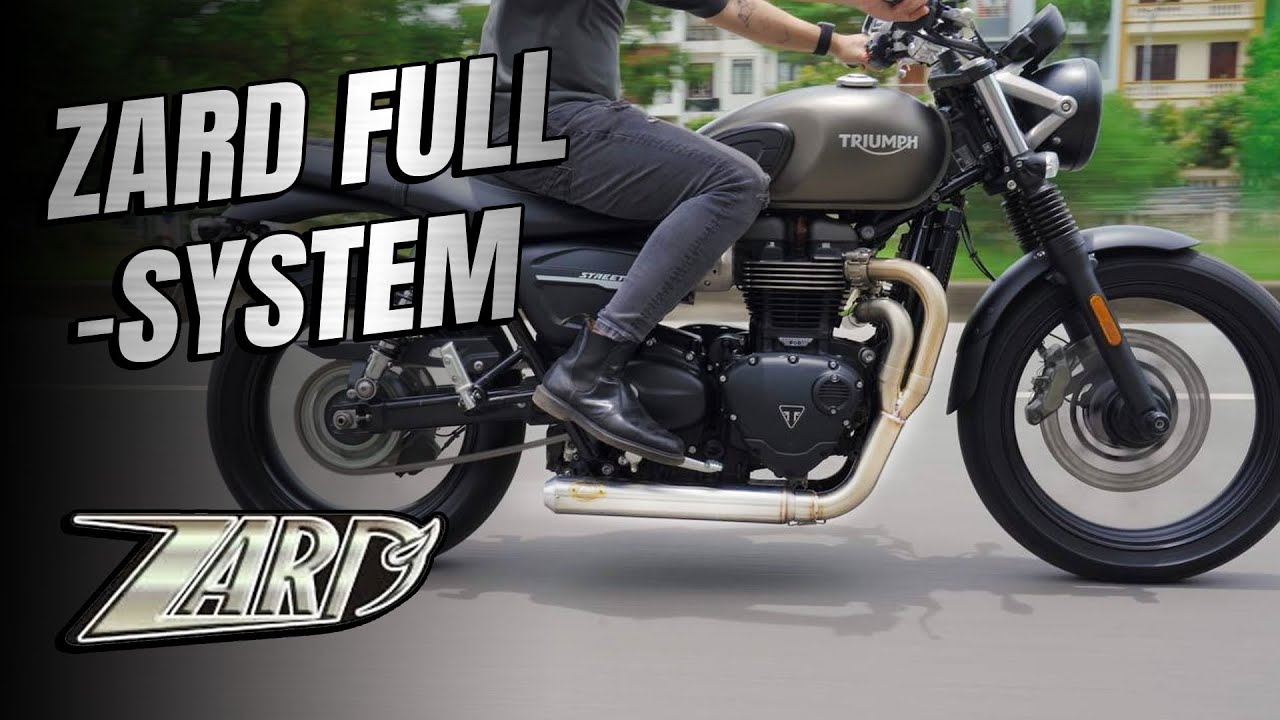 Test thử pô Zard full-system cho Triumph Street Twin: thay đổi cả xe! | Đường 2 Chiều