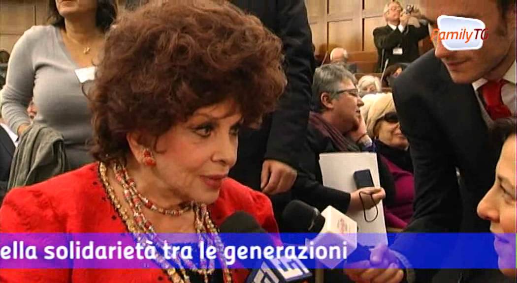 Intervista a Gina Lollobrigida - Cerimonia di chiusura Anno Europeo Invecchiamento attivo