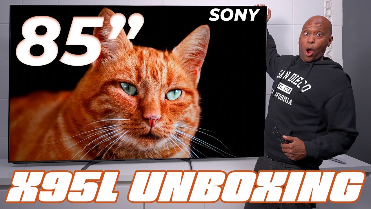 (Filmed In HDR) Sony X95L XR Mini-LED TV Unboxing