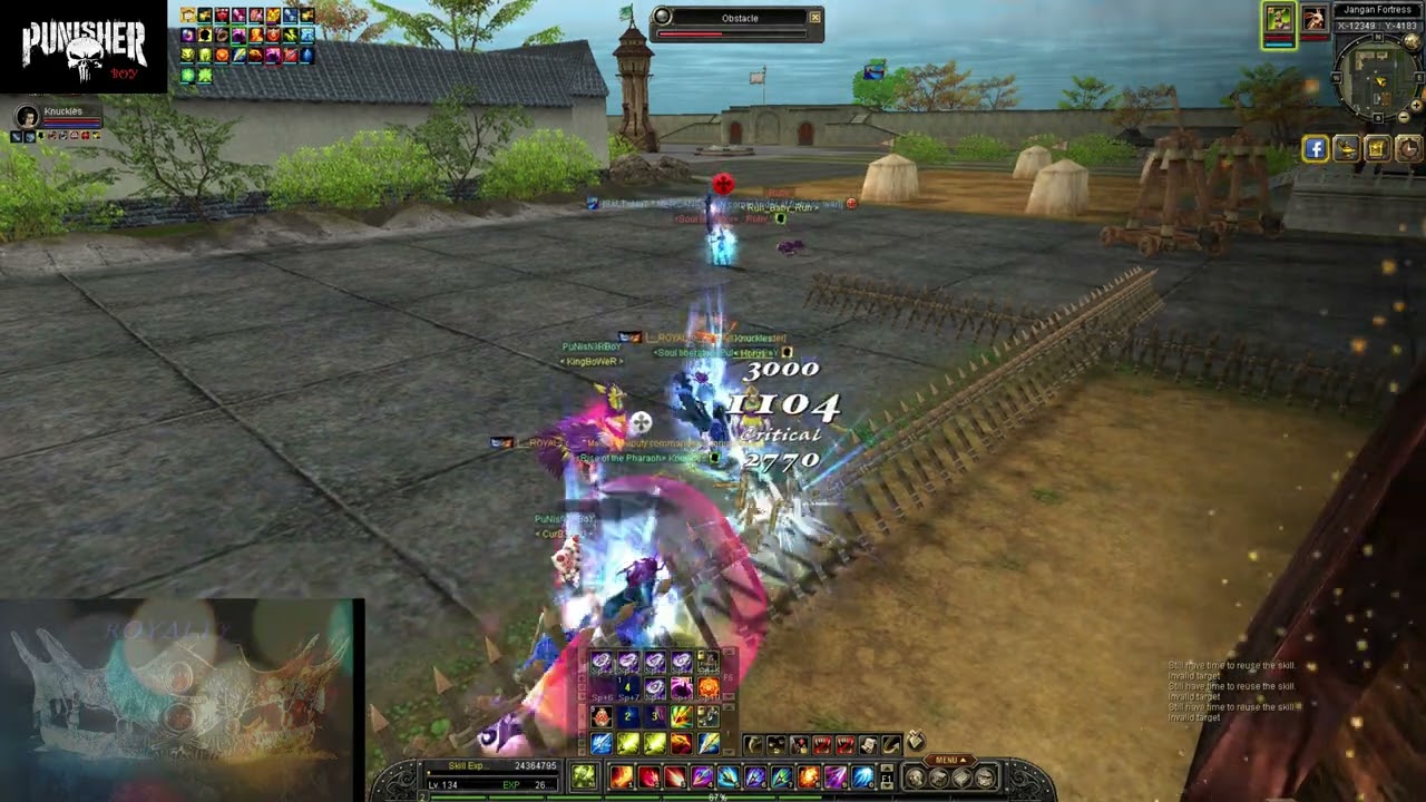 Fortress on XIAN Server Silkroad Online, Trio from __ROYALTY__ vs Saltanat guild