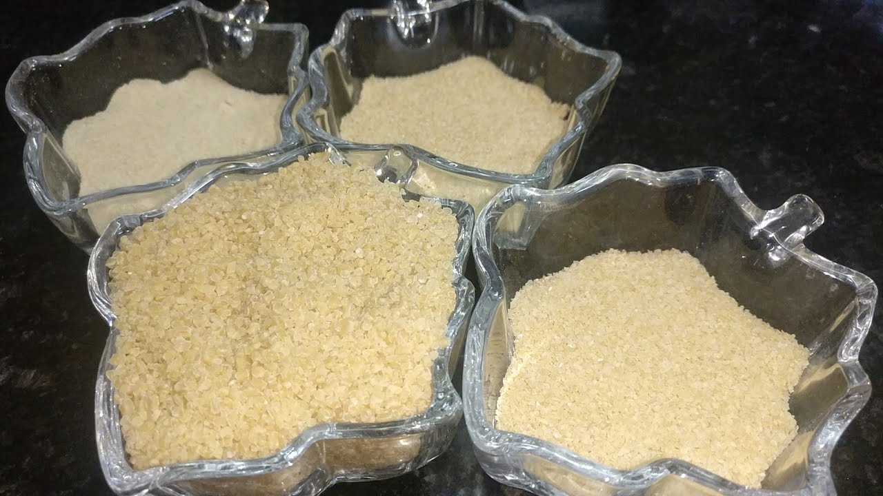 Sooji or Daliya Ghar me peesen bina chakki