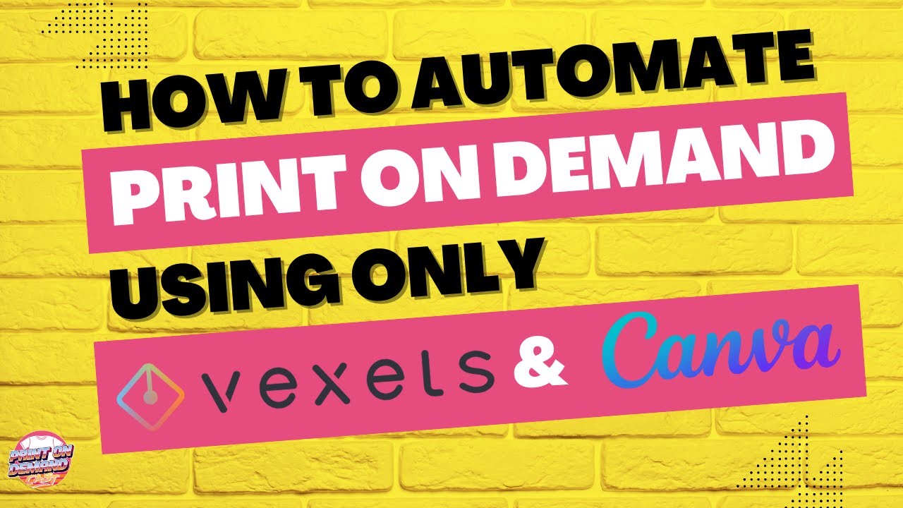 Use Vexels AI Quote Generator & Canva Bulk Create to Automate Your Print On Demand!
