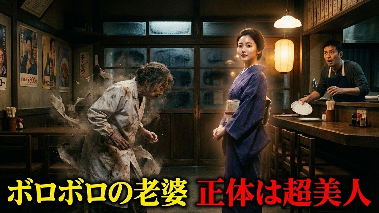 【感動】ボロボロの老婆を助けたら超美人に！正体は12年振りの…