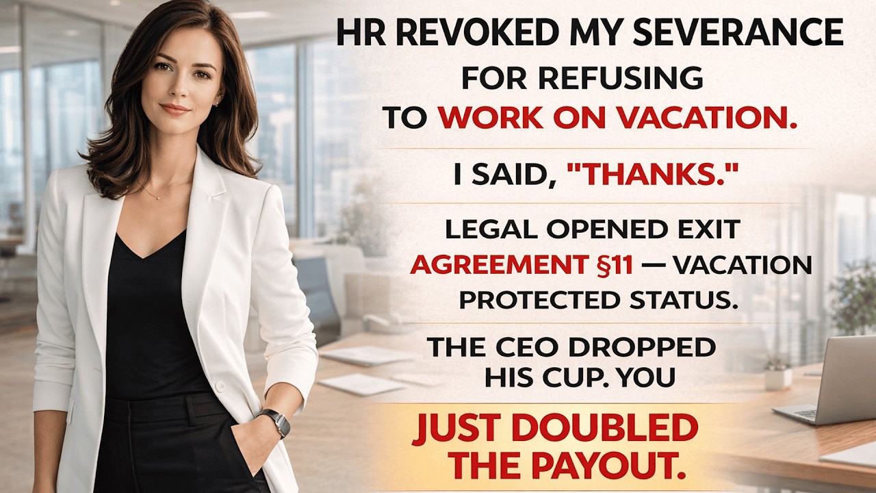 HR Revoked My Severance for Refusing to Work on Vacation — Then §11 Doubled It