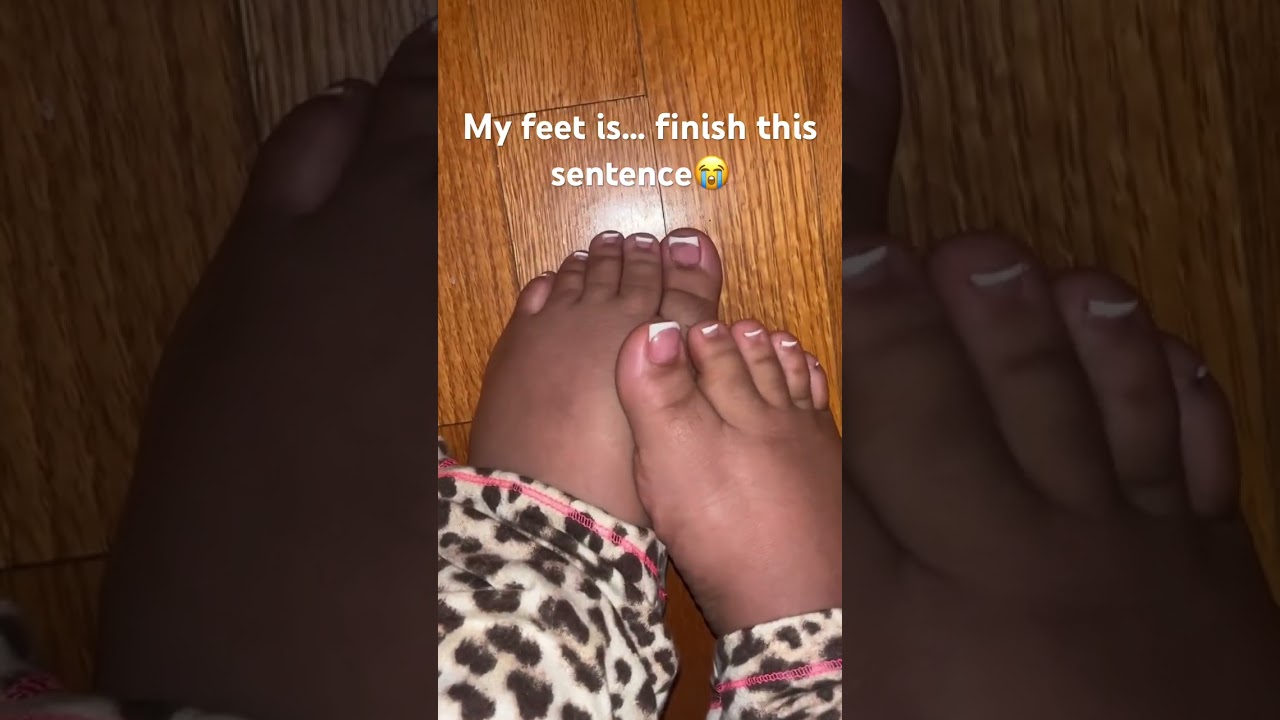 I still don&rsquo;t know if I have pretty fat feet😂😭😍 #feet #toes #funny