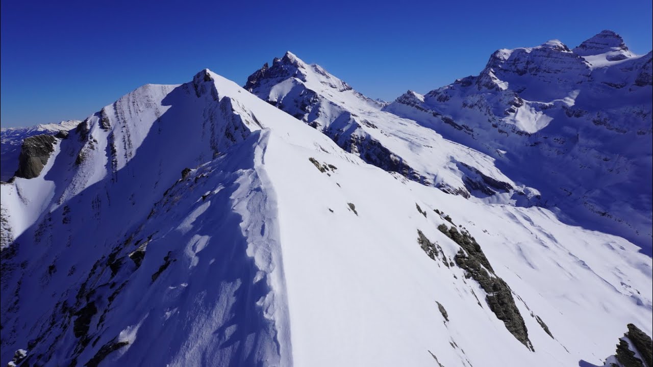 ski randonnée Col de Corna Mornay et Tête à Vincent(2447m) depuis Grand Paradis, Champéry,26-02-2022