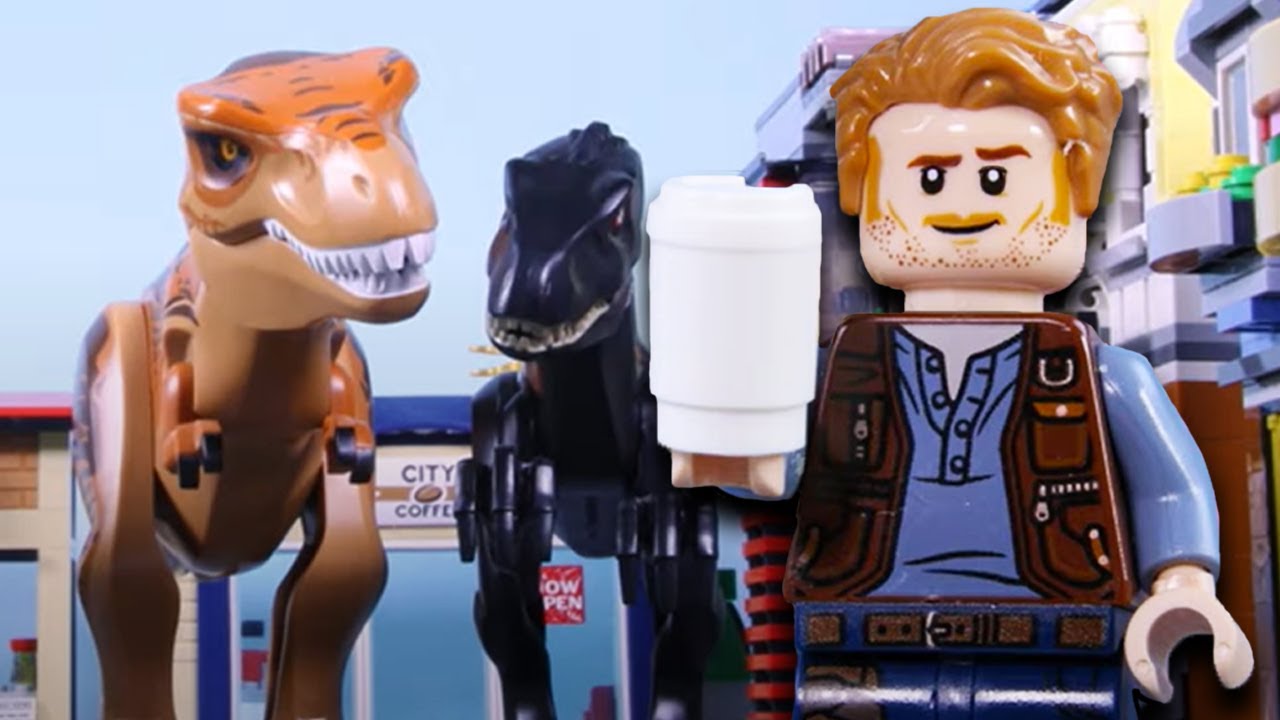 LEGO Jurassic World Best of Owen STOP MOTION LEGO Dinosaur Adventures | LEGO Dinosaur | Billy Bricks