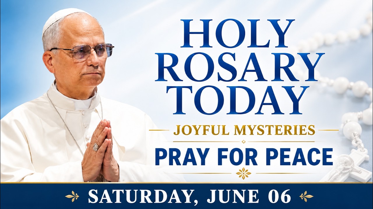 HOLY ROSARY TODAY, SATURDAY, JUNE 6 | JOYFUL MYSTERIES | STRENGTH & RENEWAL IN THE SACRED HEART