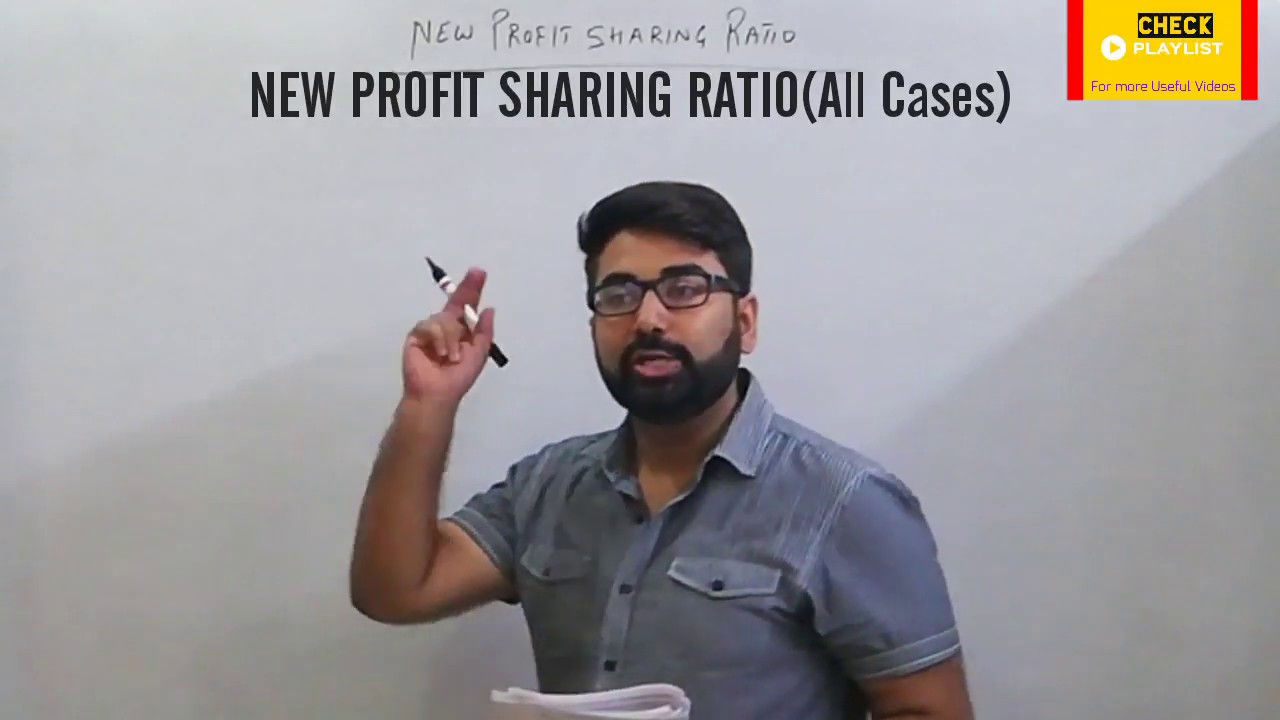 New Profit Sharing Ratio(ALL CASES) - - Step by Step Calculations#सबसे आसान-PARTNERSHIP ACCOUNTING!!