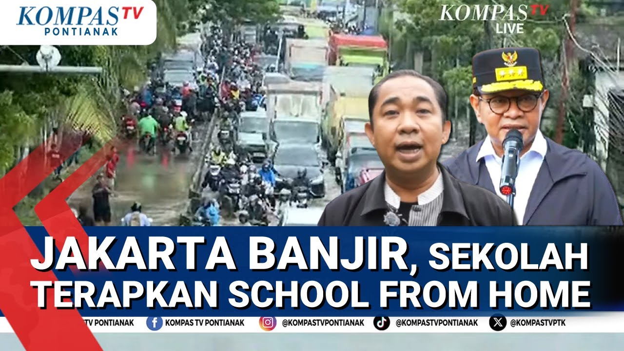 Imbas Cuaca Ekstreem Sebabkan Jakarta Banjir, Gubernur Pramono Terampak Pelajaran Jarak Jauh