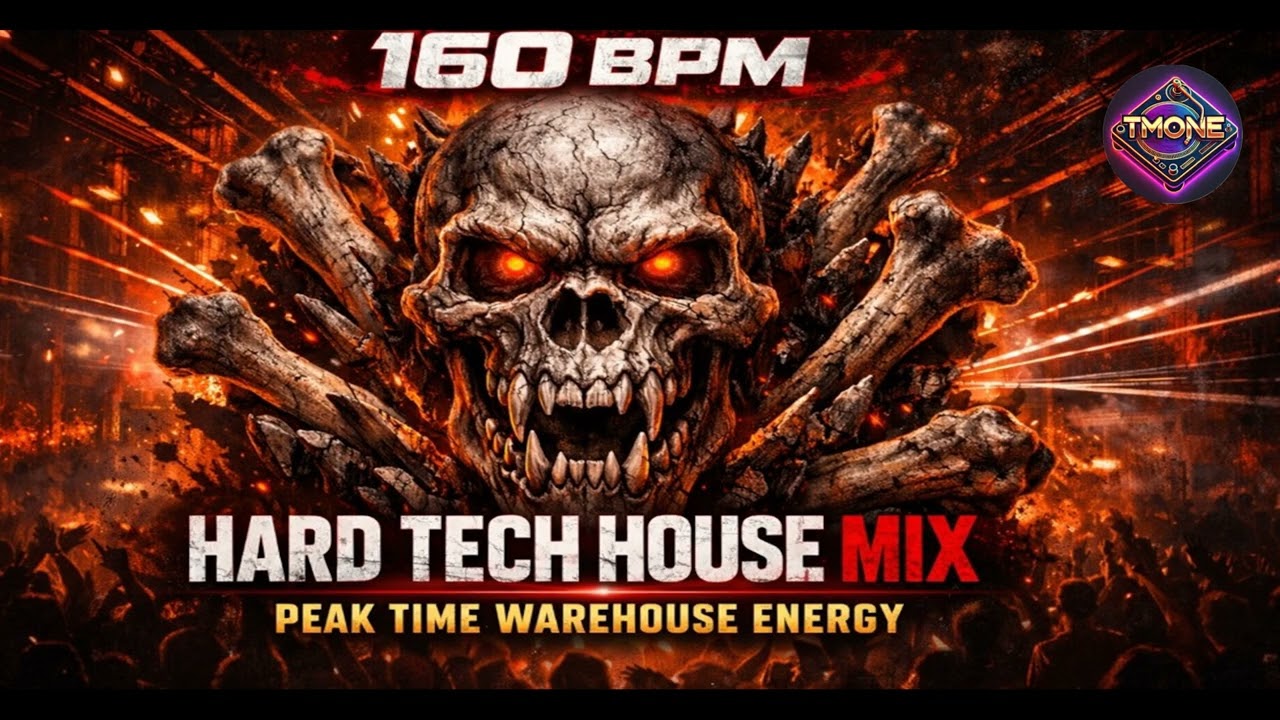 160 BPM Hard Tech House Mix | Peak Time Warehouse Energy #tmone