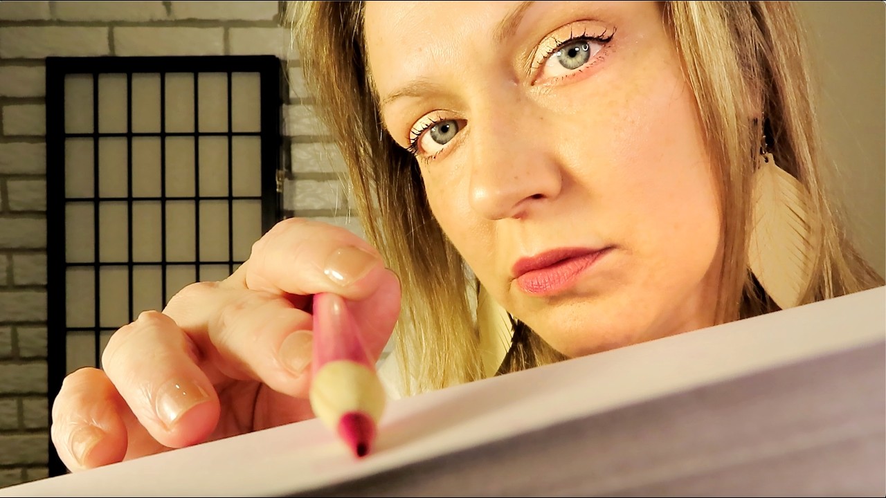 Sketching and Drawing you to scale ✏️ ASMR art student soft spoken roleplay