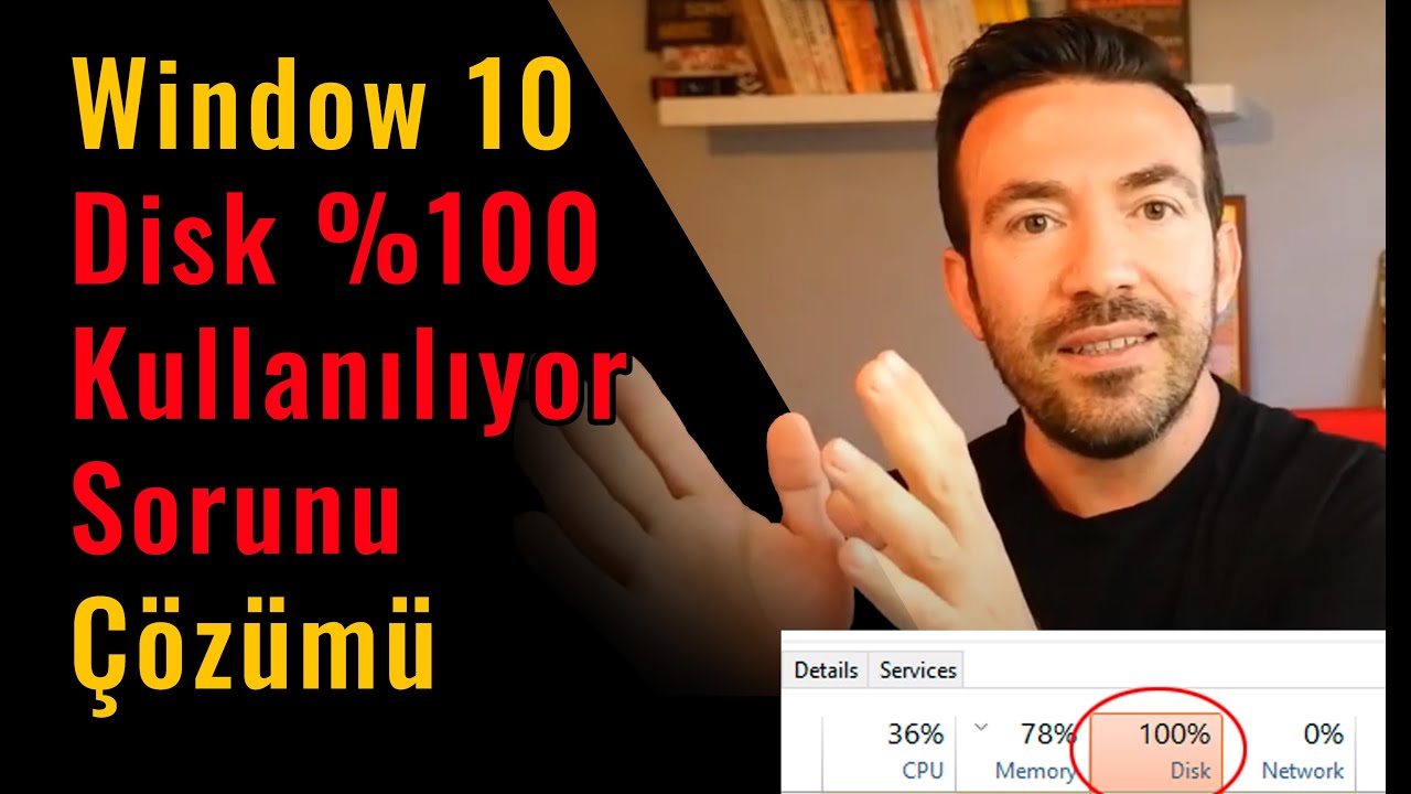 Windows 10 Disk %100 Kullanılıyor Sorunu Çözümü