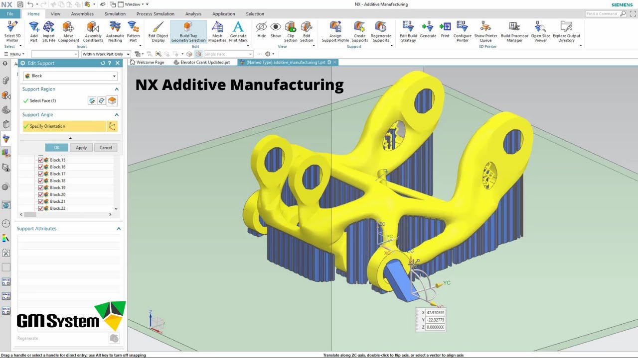 Siemens NX Additive Manufacturing Workflow Printing 3D