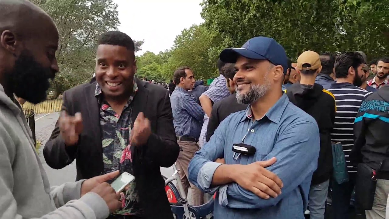 P1 Charged against ! Br Hashim vs Christian preacher Hyde Park speakers corner