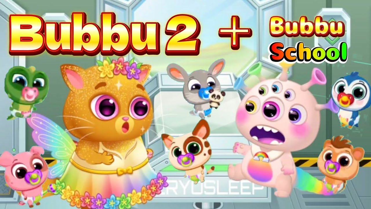 Bubbu 2 / Level up with Bubbu School friends😺➕🐶🐺🦊🐰🐹🐼🐭❓#Bubbu2 #BubbuSchool