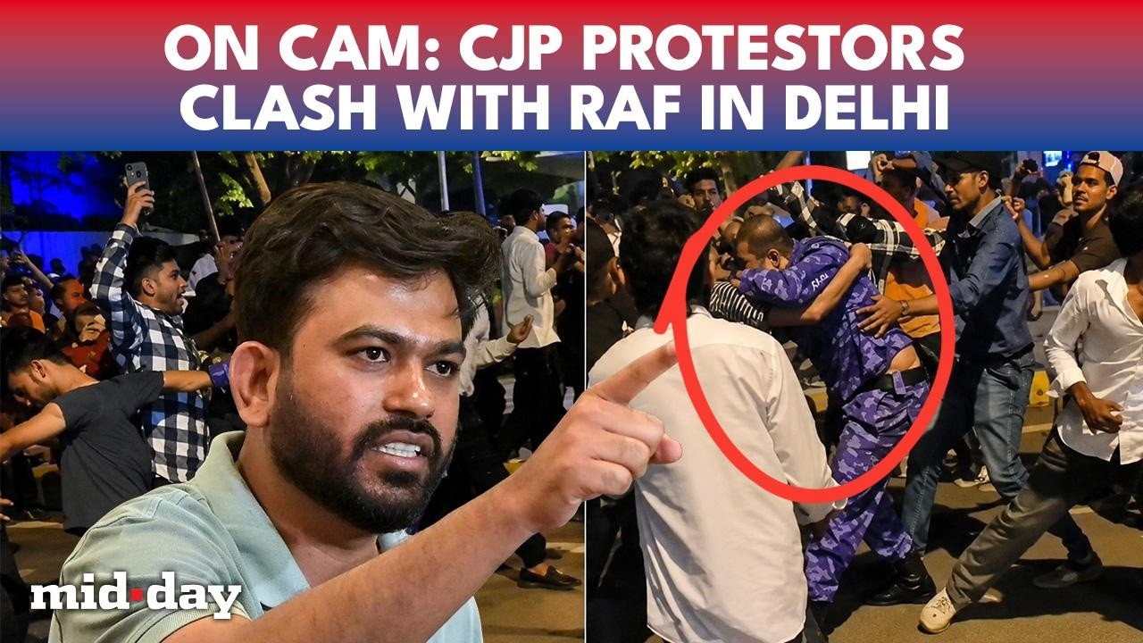 Протест CJP перерос в насилие? На вирусных видео запечатлено, как преследуют и избивают сотрудник...