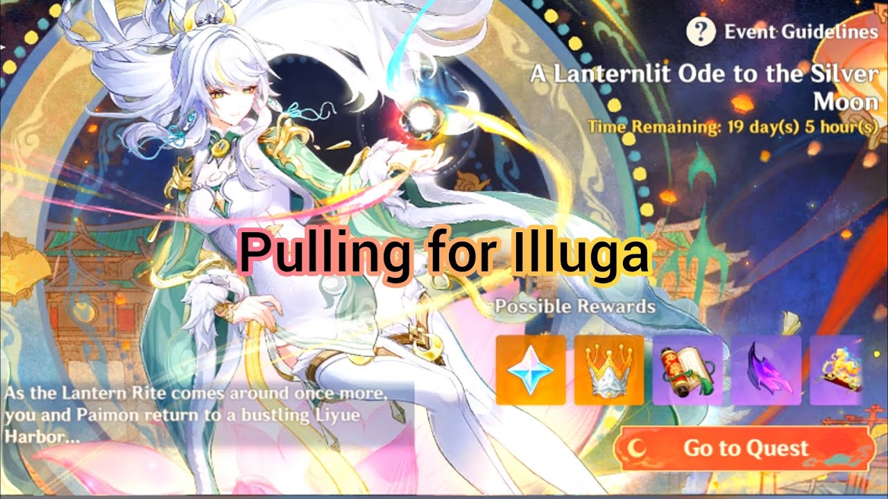 Livestreaming on Genshin Impact Episode 171(Lantern Lite Ode to the Silver Moon: White Horse Adepti)